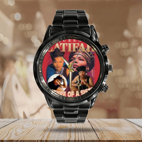 Discover Queen latifah Calendar Steel Band Watch