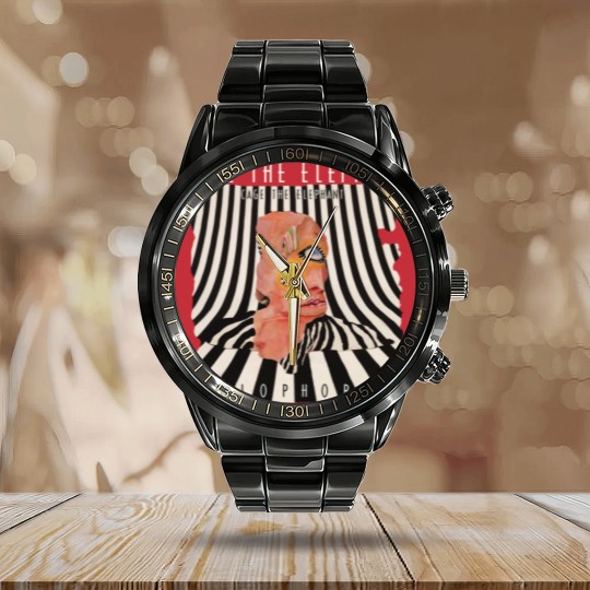 Discover Get Now Women's Cage The Elephant Melophobia Fashion with Pocket Calendar Steel Band Watch