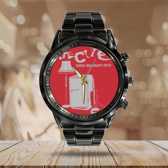 Discover The Cure three imaginary boys Calendar Steel Band Watch, The Cure Calendar Steel Band Watch, country music The Cure band Calendar Steel Band Watch