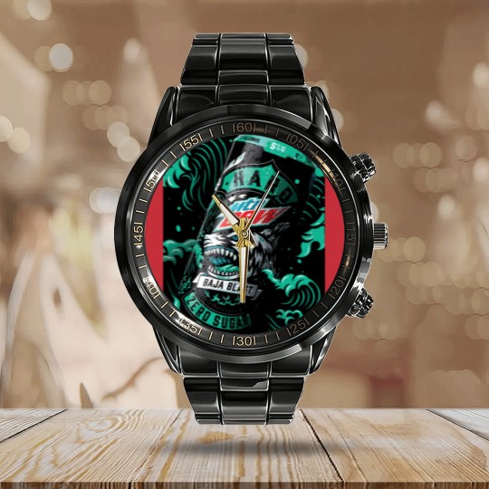 Discover Hard Mtn Dew Calendar Steel Band Watch Calendar Steel Band Watch