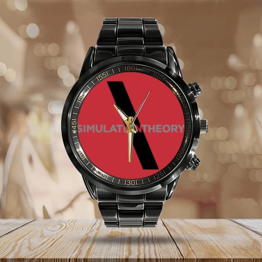 Discover Muse - Simulation Theory Calendar Steel Band Watch