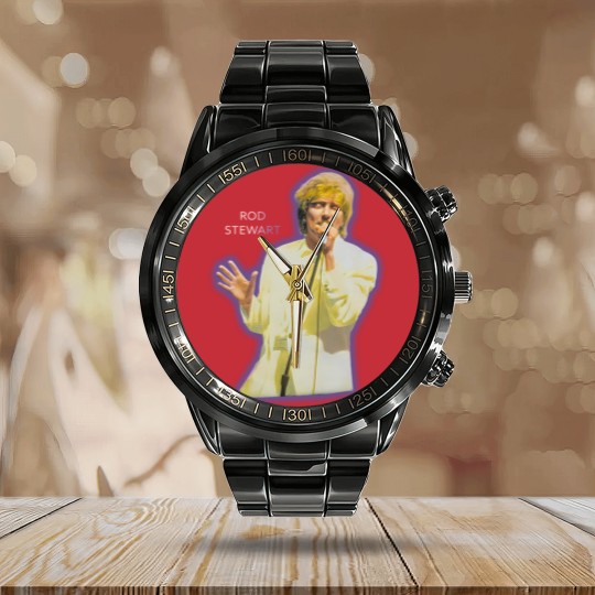 Discover Vintage 1993 Rod Stewart A Night To Remember Tour Calendar Steel Band Watch