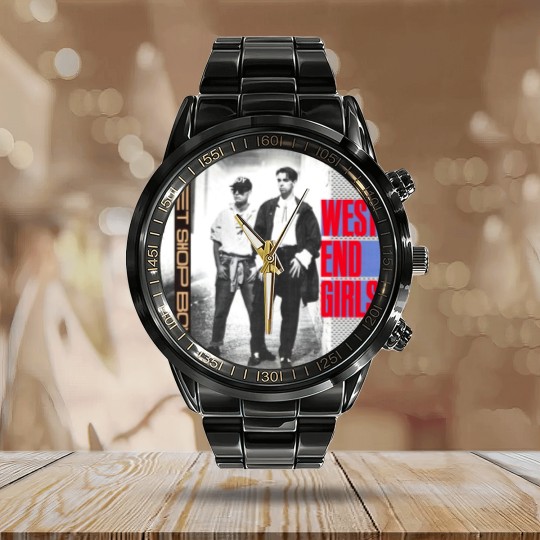 Discover Pet Shop Boys Unisex Calendar Steel Band Watch: West End Girls