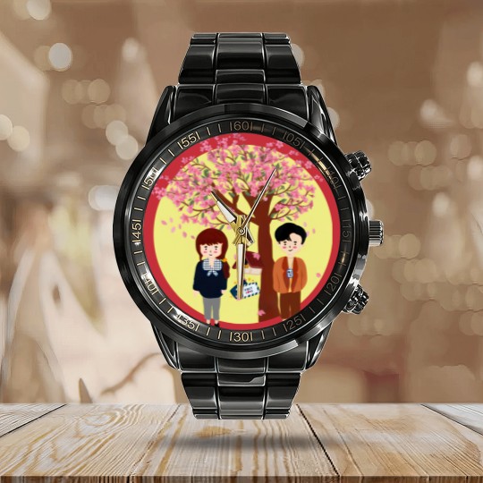 Discover Start -Up (Startup) KDRAMA -Team Hanjipyeong Dalmi -KDRAMA LOVER GIFT -T -Calendar Steel Band Watch
