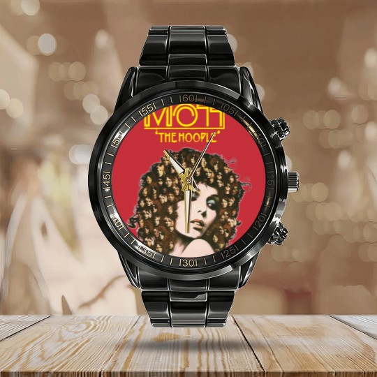 Discover Mott the hoople Calendar Steel Band Watch