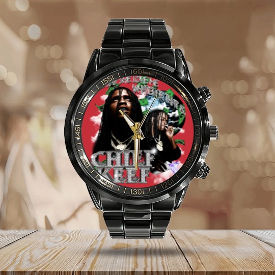 Discover Chief Keef 90s Vintage Calendar Steel Band Watch, Chief Keef Calendar Steel Band Watch, Chief Keef Retro Calendar Steel Band Watch