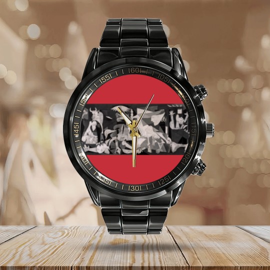 Discover Guernica (HQ) Calendar Steel Band Watch