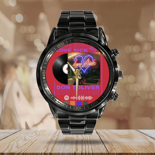 Discover Don Toliver Rap Calendar Steel Band Watch, Love Sick Album 90s Y2K Merch Vintage Hiphop