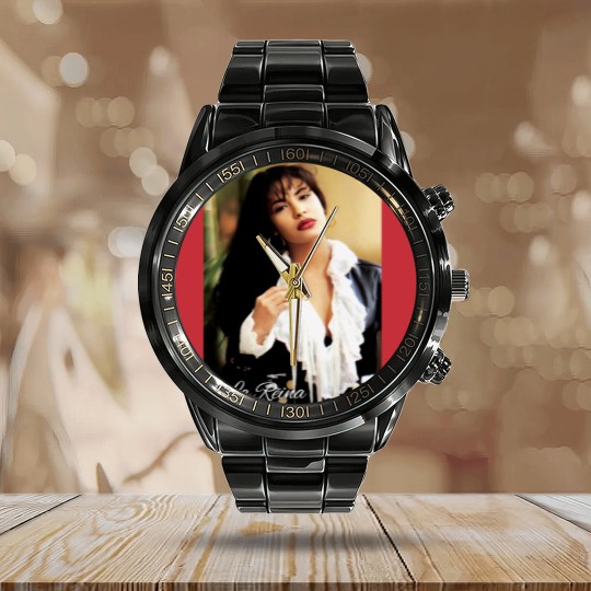 Discover Selena Calendar Steel Band Watch, La Reina del Tejano Calendar Steel Band Watch, La cantante, Selena Fan Gift