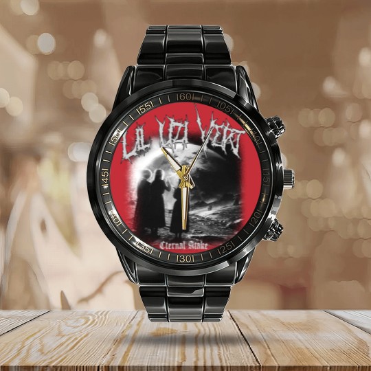 Discover Lil Uzi Vert Rap Vintage Graphic Calendar Steel Band Watch, Lil Uzi Vert Album Calendar Steel Band Watch