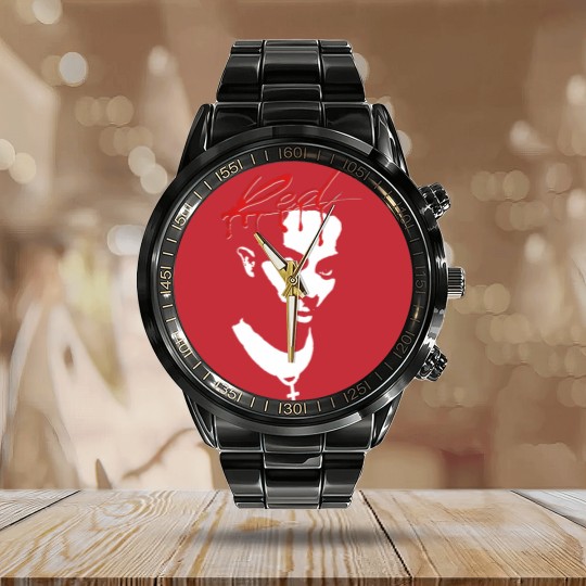 Discover PLAYBOI CARTI Calendar Steel Band Watch | Whole Lotta Red Album Merch Promo Calendar Steel Band Watch