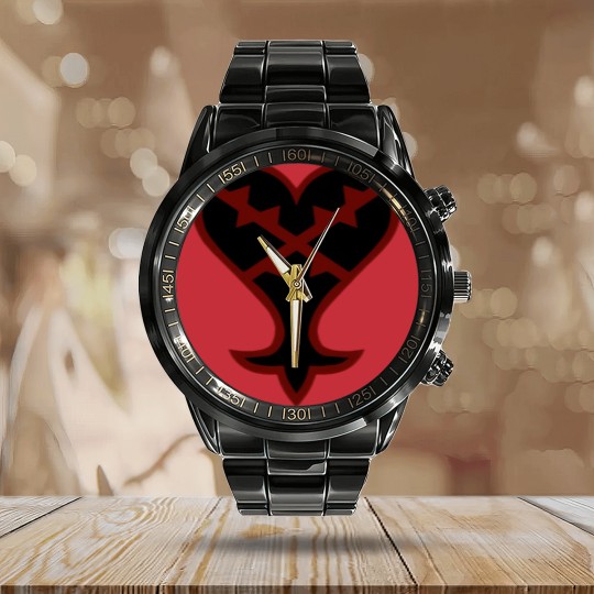 Discover Heartless - Kingdom Hearts - Calendar Steel Band Watch