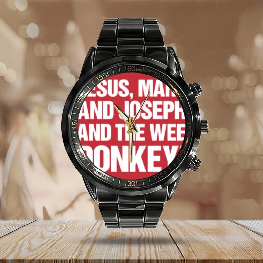 Discover Jesus, Mary And Joseph And The Wee Donkey - Line Of Duty - Calendar Steel Band Watch