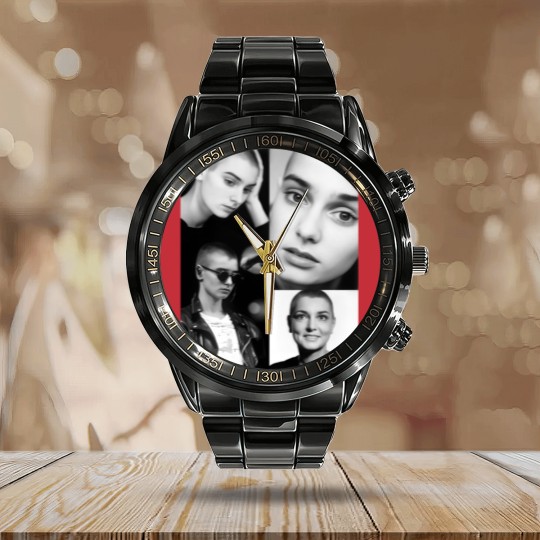 Discover Sinead O'Connor - Sinead O Connor - Calendar Steel Band Watch