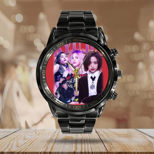 Discover Limited Ryujin Vintage Calendar Steel Band Watch, ITZY Calendar Steel Band Watch