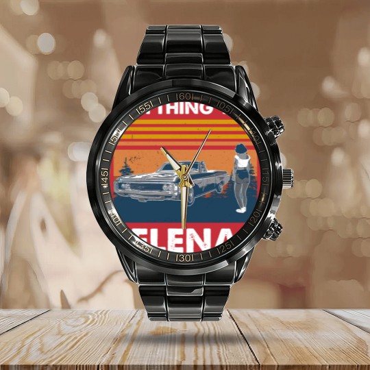Discover Anything For Selenas Vintage Calendar Steel Band Watch, For Selena Lover, Selena Calendar Steel Band Watch