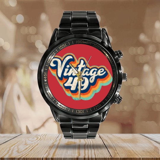 Discover Vintage 49 milestone design Calendar Steel Band Watch