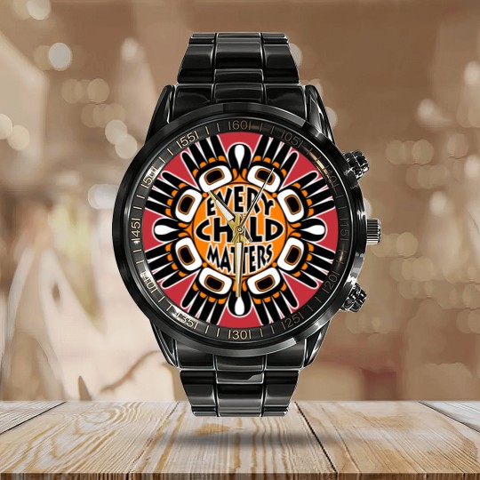 Discover Every Child Matters Calendar Steel Band Watch, 2022 Every Child Matters Calendar Steel Band Watch