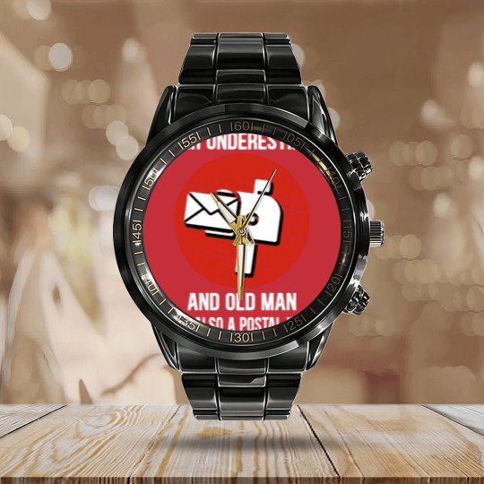 Discover Postal Worker - Postal Worker - Calendar Steel Band Watch