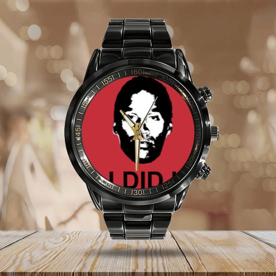 Discover OJ did it Calendar Steel Band Watch