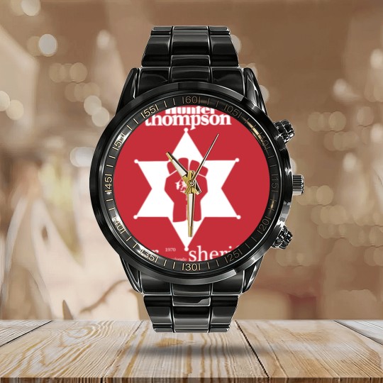 Discover hunter thompson Calendar Steel Band Watch