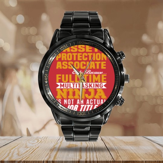 Discover Asset Protection Associate Calendar Steel Band Watch