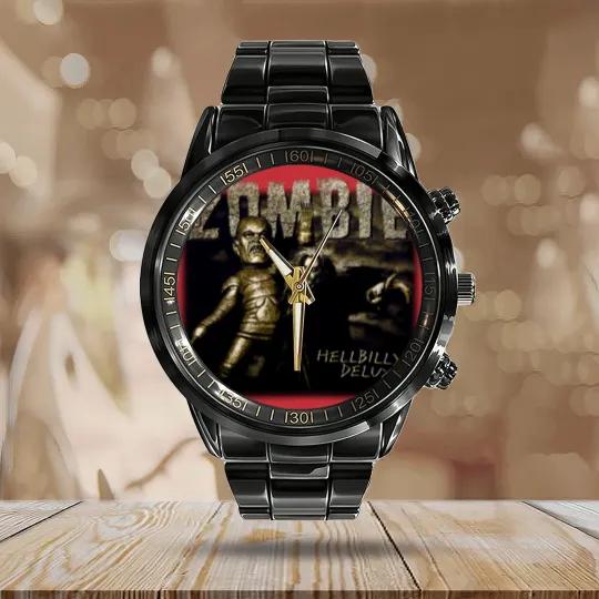 Discover Vintage Rob Zombie Calendar Steel Band Watch Hellbilly 1998 1999 Tour Rock Band Large