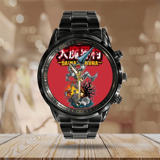 Discover Daimakaimura Calendar Steel Band Watch