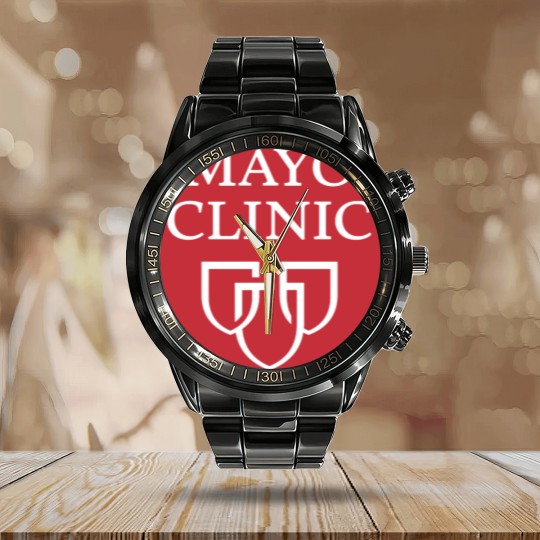 Discover Mayo Clinic College of Medicin'e and Science (MCCMS) Calendar Steel Band Watch