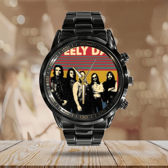 Discover Steely Dan Retro Vintage Calendar Steel Band Watch, Steely Dan Gift Calendar Steel Band Watch