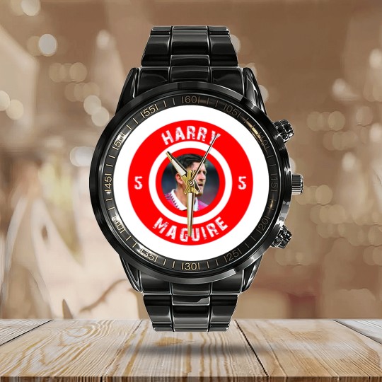 Discover Harry Maguire Throw Pillow Calendar Steel Band Watch