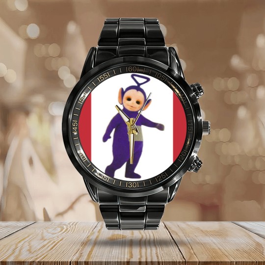 Discover Teletubbies - Tinky Winky Calendar Steel Band Watch