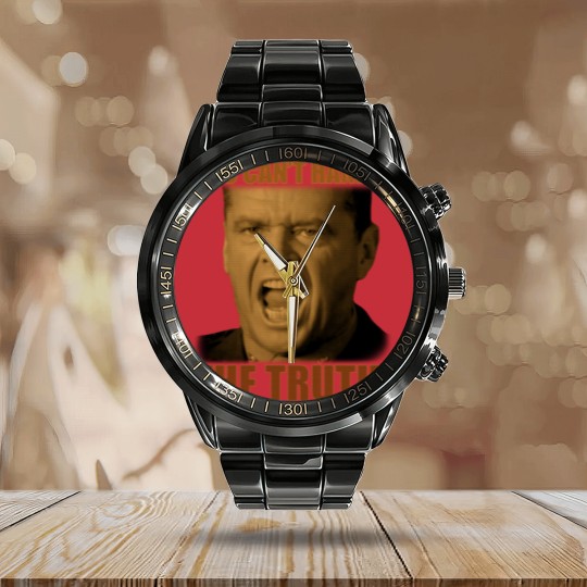 Discover You Can't Handle The Truth #4 - Jack Nicholson - Calendar Steel Band Watch
