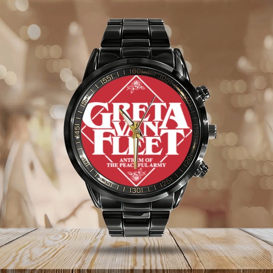 Discover red rhinogreta van fleet greta van fleet greta van fleet greta van fleet, greta van fleet gr Calendar Steel Band Watch