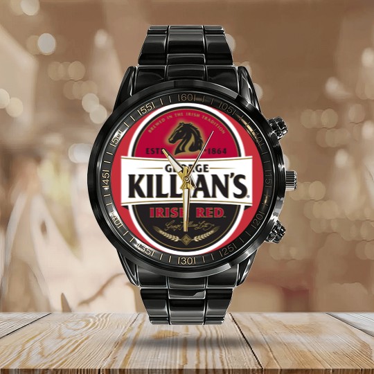 Discover Red George Killians Red Bes Calendar Steel Band Watch