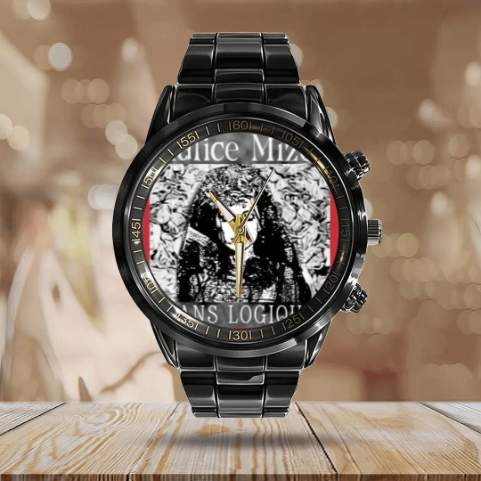 Discover Lover Gifts malice mizer Retro Wave Calendar Steel Band Watch