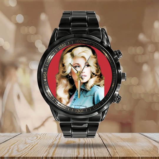 Discover Dolly Parton - Dolly Parton - Calendar Steel Band Watch
