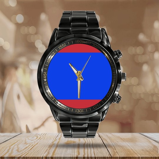 Discover "Blue Square" design Calendar Steel Band Watch