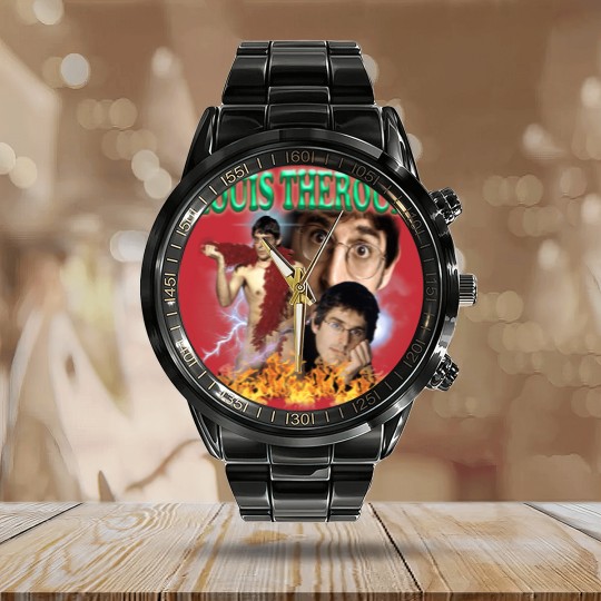 Discover Louis Theroux Wavey Calendar Steel Band Watch