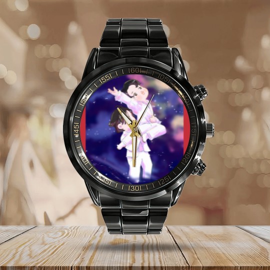 Discover black swan jikook Calendar Steel Band Watch