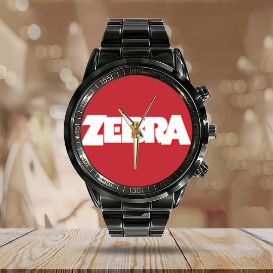 Discover Zebra No Tellin Lies band Calendar Steel Band Watch