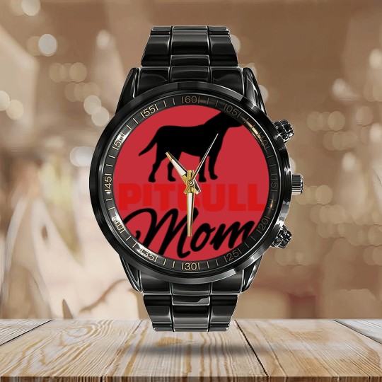 Discover Pit bull Calendar Steel Band Watch