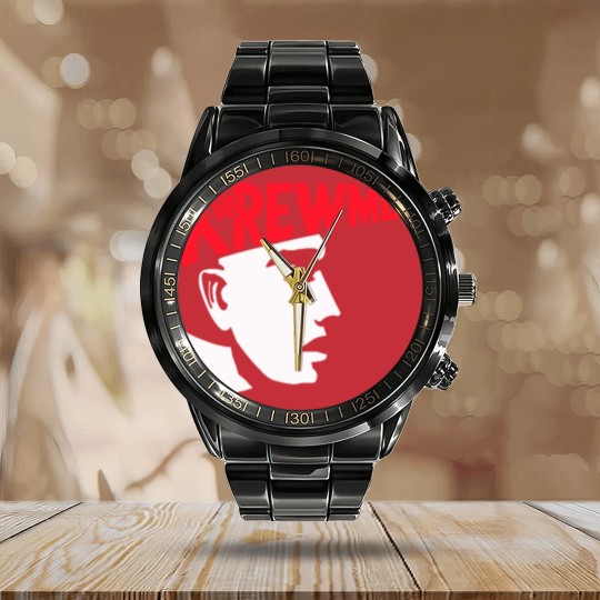 Discover Vintage The Krewmen Pure Rockabilly Psychobilly Music Big Printed Calendar Steel Band Watch