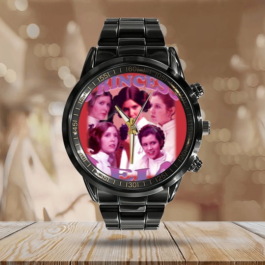 Discover Princess Leia Calendar Steel Band Watch Vintage Princess Leia Calendar Steel Band Watch Princess Leia Homage Calendar Steel Band Watch