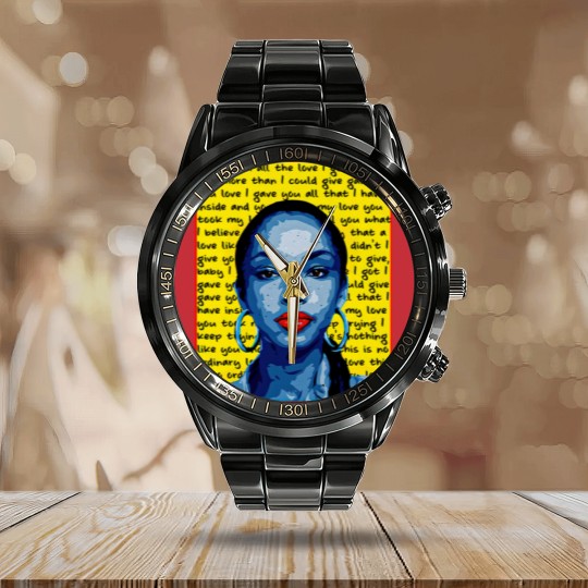 Discover Sade Unisex Heavy Cotton Calendar Steel Band Watch| Sade Calendar Steel Band Watch| No Ordinary Love