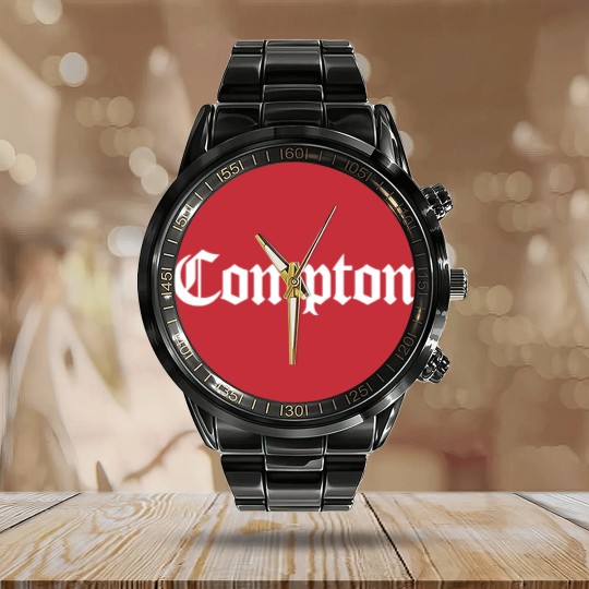 Discover Compton Compton Compton Compton Calendar Steel Band Watch