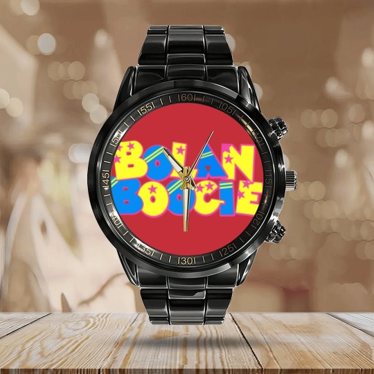 Discover MARC BOLAN  (8) Calendar Steel Band Watch