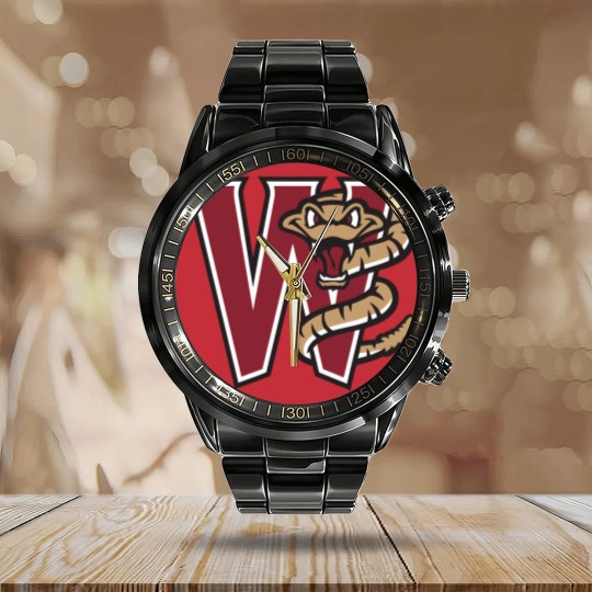 Discover Wisconsin Timber Rattlers Calendar Steel Band Watch