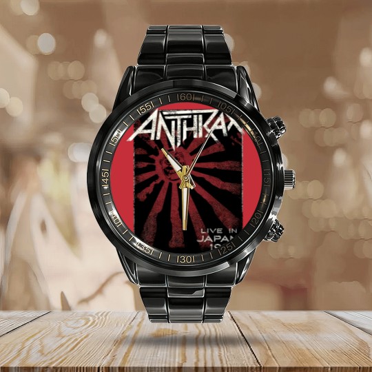 Discover Anthrax Unisex Calendar Steel Band Watch: Live in Japan