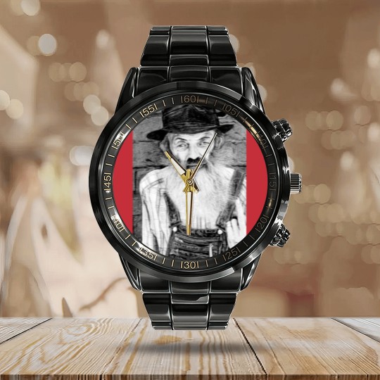 Discover Popcorn Sutton  21 Calendar Steel Band Watch